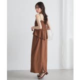 リボンギャザーペプラムナローワンピース | RANAN | 詳細画像37 