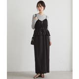 リボンギャザーペプラムナローワンピース | RANAN | 詳細画像6 