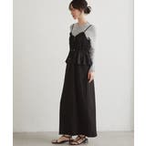 リボンギャザーペプラムナローワンピース | RANAN | 詳細画像7 