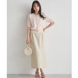 ゴールド調ボタン5分袖ニットカーディガン | RANAN | 詳細画像24