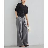 透かし柄サマーニットポロカーディガン | RANAN | 詳細画像16