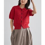 透かし柄サマーニットポロカーディガン | RANAN | 詳細画像20