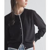 レイヤード風バイカラーシアーカーディガン | RANAN | 詳細画像17