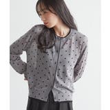 レイヤード風バイカラーシアーカーディガン | RANAN | 詳細画像32