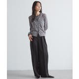 レイヤード風バイカラーシアーカーディガン | RANAN | 詳細画像34