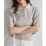 ダブルカラーポロニット | RANAN | 詳細画像15