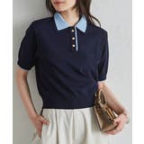 ダブルカラーポロニット | RANAN | 詳細画像24