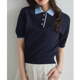 ダブルカラーポロニット | RANAN | 詳細画像25