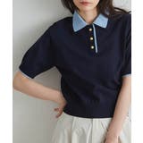 ダブルカラーポロニット | RANAN | 詳細画像27