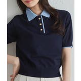 ダブルカラーポロニット | RANAN | 詳細画像28