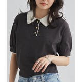 ダブルカラーポロニット | RANAN | 詳細画像3