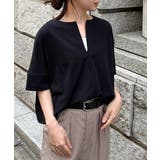 ハーフジップコクーンチュニック | RANAN | 詳細画像1