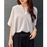 グレージュ | ハーフジップコクーンチュニック | RANAN