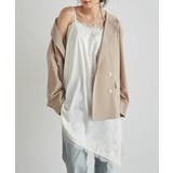 アシメレースサテンチュニック | RANAN | 詳細画像2