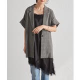 アシメレースサテンチュニック | RANAN | 詳細画像9