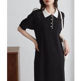 ダブルカラーポロニットワンピース | RANAN | 詳細画像10 