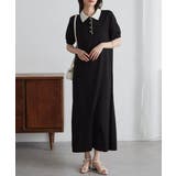 ダブルカラーポロニットワンピース | RANAN | 詳細画像13 