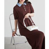 ダブルカラーポロニットワンピース | RANAN | 詳細画像17 