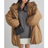 ミドル丈フードファー中わたダウンブルゾン | RANAN | 詳細画像10