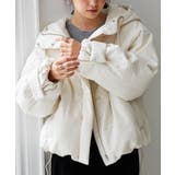 マイクロチェックショートファイバーダウンブルゾン | RANAN | 詳細画像14
