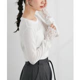 異素材使いレイヤードスリーブロングTシャツ | RANAN | 詳細画像41