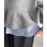 レイヤードペプラムスウェット | RANAN | 詳細画像4 