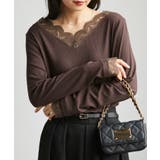 チュールレースVネックリブロングTシャツ | RANAN | 詳細画像13