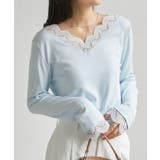 チュールレースVネックリブロングTシャツ | RANAN | 詳細画像21