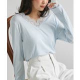 チュールレースVネックリブロングTシャツ | RANAN | 詳細画像24