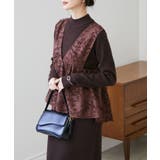 ブラウンケイ | 【SP~LLサイズ展開】リブニットワンピ×ジャカードベストセット | RANAN