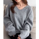 ふんわり柔らか!ヤクライクVネックニット【M~3L展開】 | RANAN | 詳細画像4