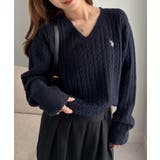 <U.S.POLOASSN.>ワンポイントケーブルVニット | RANAN | 詳細画像17