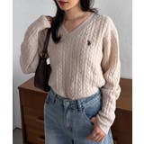 <U.S.POLOASSN.>ワンポイントケーブルVニット | RANAN | 詳細画像25