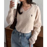 <U.S.POLOASSN.>ワンポイントケーブルVニット | RANAN | 詳細画像26