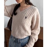 <U.S.POLOASSN.>ワンポイントケーブルVニット | RANAN | 詳細画像27