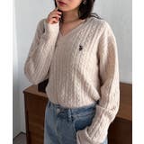 <U.S.POLOASSN.>ワンポイントケーブルVニット | RANAN | 詳細画像28