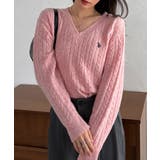 <U.S.POLOASSN.>ワンポイントケーブルVニット | RANAN | 詳細画像33