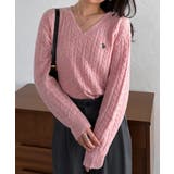 <U.S.POLOASSN.>ワンポイントケーブルVニット | RANAN | 詳細画像35