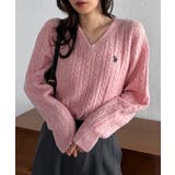 <U.S.POLOASSN.>ワンポイントケーブルVニット | RANAN | 詳細画像37