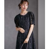 【SP~LLサイズ展開】花柄レースフレアーシルエットドレス | RANAN | 詳細画像14