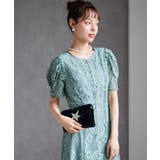 【SP~LLサイズ展開】花柄レースフレアーシルエットドレス | RANAN | 詳細画像2