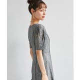 【SP~LLサイズ展開】花柄レースフレアーシルエットドレス | RANAN | 詳細画像24