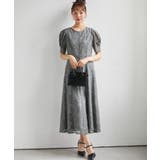 【SP~LLサイズ展開】花柄レースフレアーシルエットドレス | RANAN | 詳細画像26