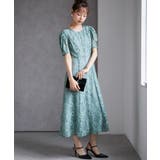 【SP~LLサイズ展開】花柄レースフレアーシルエットドレス | RANAN | 詳細画像6