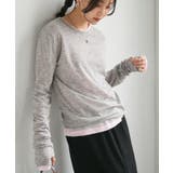 モクグレーケイ | 【2点セット】バイカラーシアーロングTシャツ | RANAN