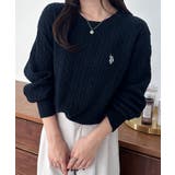 ＜ＵＳＰ＞ワンポイントケーブルニット | RANAN | 詳細画像22 