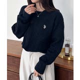 ＜ＵＳＰ＞ワンポイントケーブルニット | RANAN | 詳細画像23 