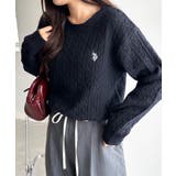 ＜ＵＳＰ＞ワンポイントケーブルニット | RANAN | 詳細画像24 