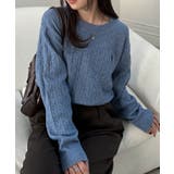 ＜ＵＳＰ＞ワンポイントケーブルニット | RANAN | 詳細画像27 