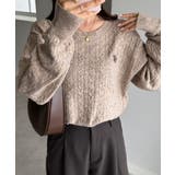 ＜ＵＳＰ＞ワンポイントケーブルニット | RANAN | 詳細画像3 